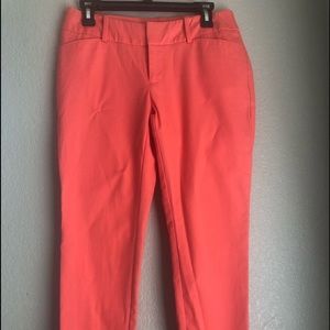 Merona size 6 pants. Coral. Stretch